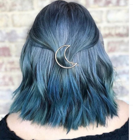 17 Glamorous Denim Blue Hair Color - Hair Colorist