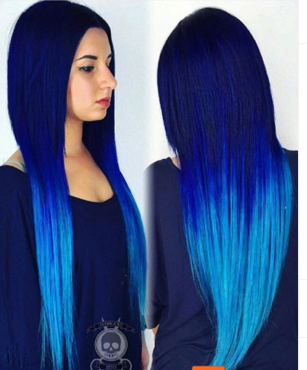 19 Unusual Neon Blue Hair Color Models - Hair Colorist