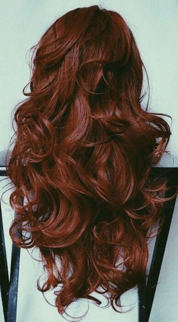 reddish brown hair color